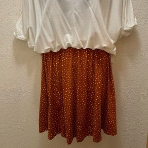 French Grey skirt, XL, NWT.